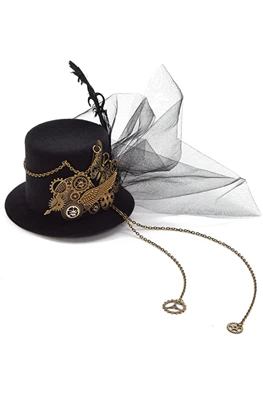 Steampunk Hat with Pin