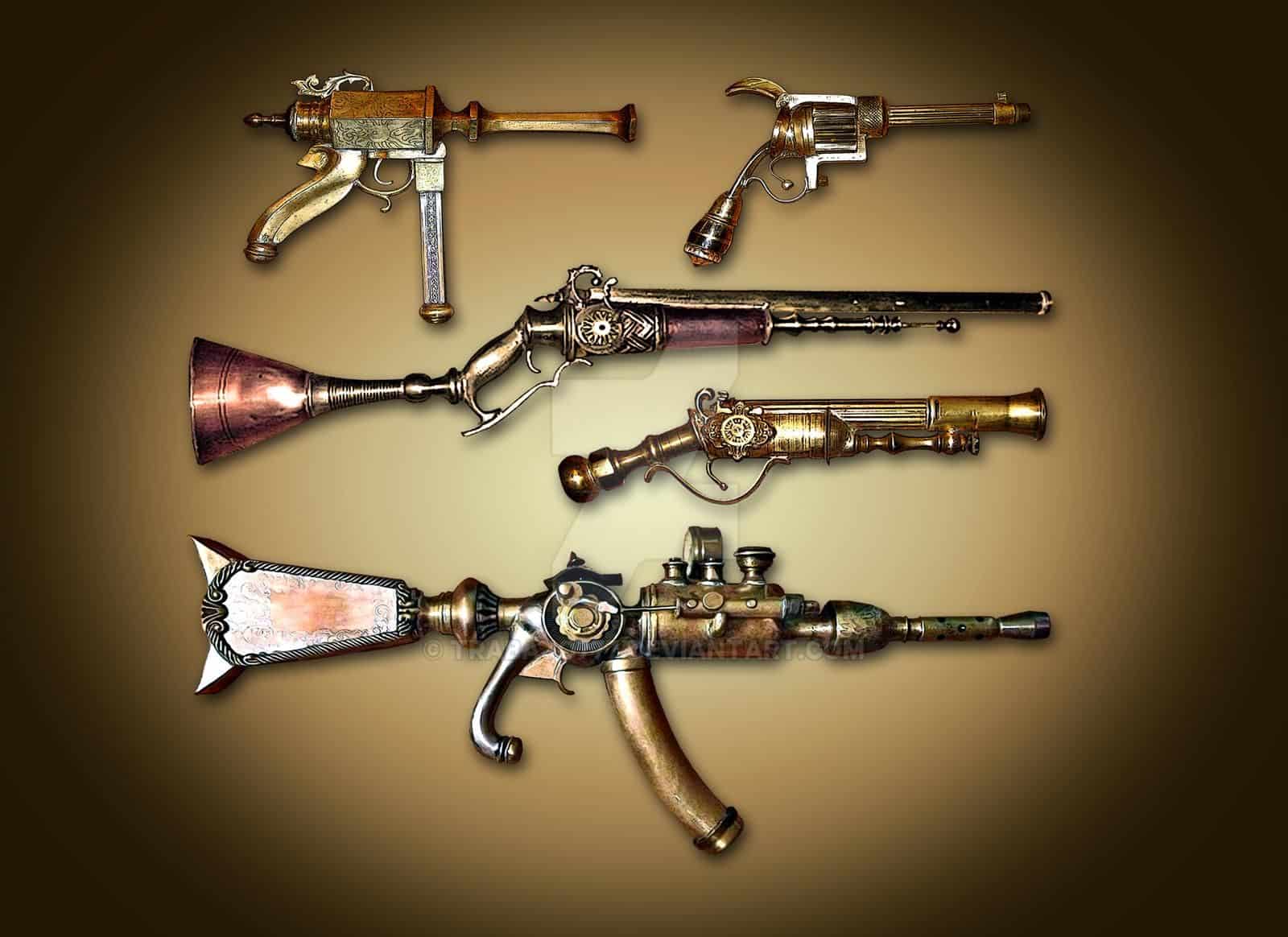 Steampunk Weapons Art Collection