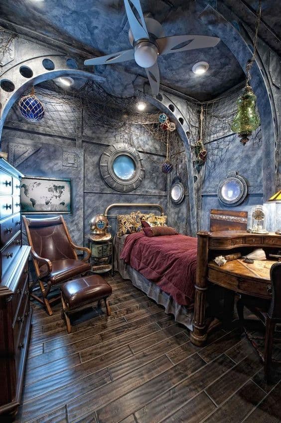Steampunk Bedroom