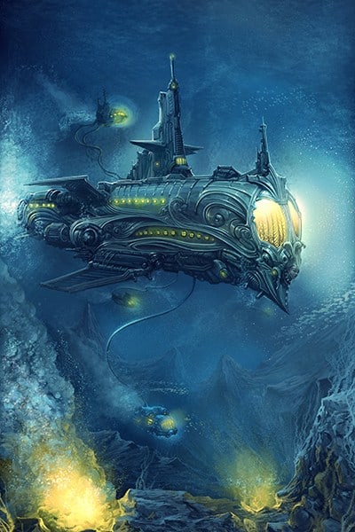 Steampunk Water Ship
